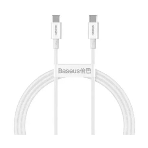 Baseus Kabel USB-C na USB-C Superior Series, 100 W, 1 m (bel), (20833843) Cene