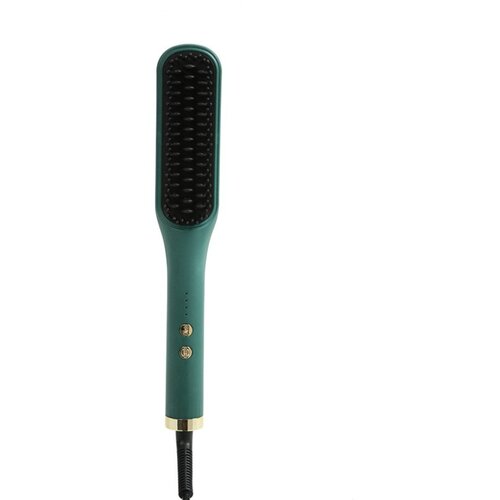 INF Električna krtača za ravnanje las - 2-v-1 ravnalnik in kodralnik DarkGreen, (5000139962) Slike