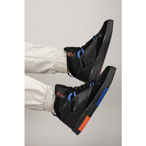 Riccon Men's Comfort Sneaker Boots 001263 Black Saks Slike