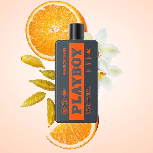 Playboy Game Changer gel za tu&amp;scaron;iranje 3 u 1 za mu&amp;scaron;karce 250 ml Slike