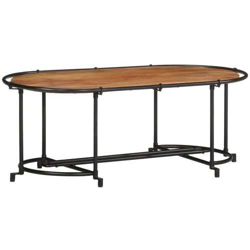  Stolić za kavu 110 x 55 x 40 cm od masivnog bagremovog drva Smeđa Cijene