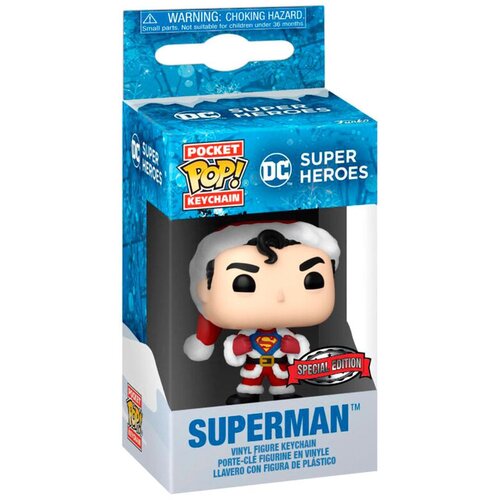 Funko POP KEYCHAIN: DC HOLIDAY- SUPERMAN(WMT) Slike