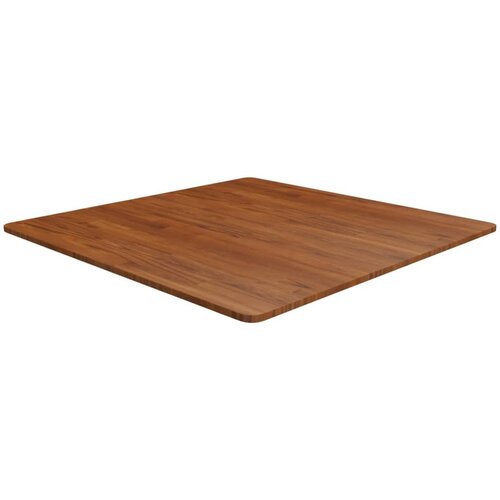 VidaXL Četvrtasta stolna ploča smeđa 90x90x1,5 cm tretirana hrastovina Slike