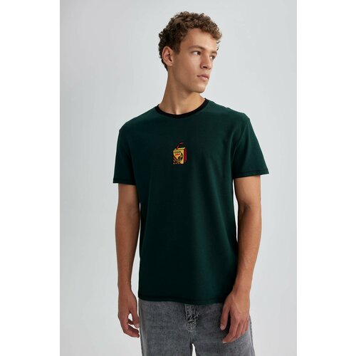 Defacto Regular Fit Crew Neck Printed Pique T-Shirt Cene