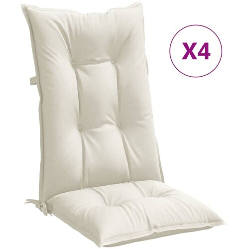vidaXL Blazina za stol 4 kosi melanž krem 120x50x7 cm blago, (21167717) Cene