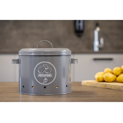 Esschert Design Jeklena posoda za shranjevanje krompirja Secret Du Potager &amp;ndash; Slike