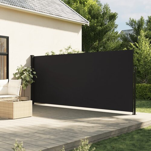  The Living Store Zložljiva stranska tenda črna 180x600 cm - Zložljiva Stranska Tenda, (21447443) Cene