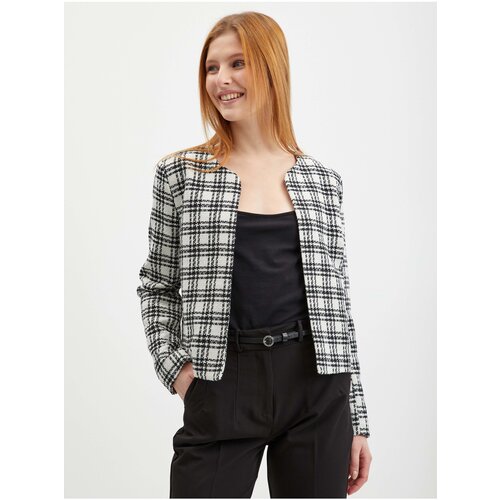 Orsay Black & White Checkered Jacket - Ladies Cijene