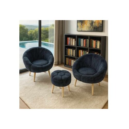 Atelier Del Sofa fotelje i tabure lida wellsoft anthracite Slike