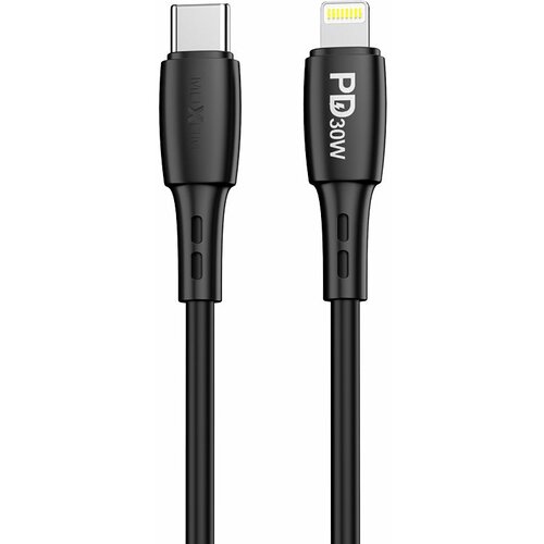 Moxom USB data kabl MX-CB132 PD 30W Type-C na Lightning 1m/ crna Slike