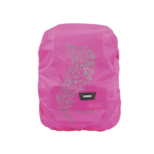 Step by Step pelerina (dežna prevleka) za šolsko torbo ali nahrbtnik, roza