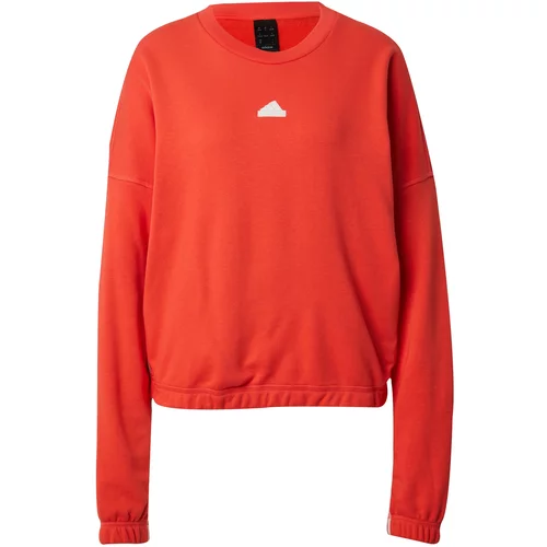 ADIDAS SPORTSWEAR Sportska sweater majica bež / krvavo crvena