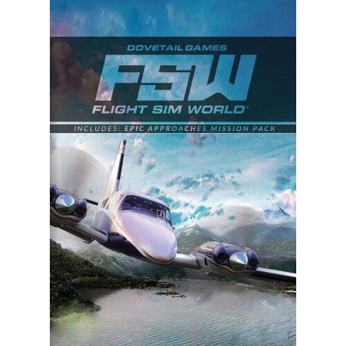 Steam Flight Sim World + Epic Approaches Mission Pack Key EUROPE Cene