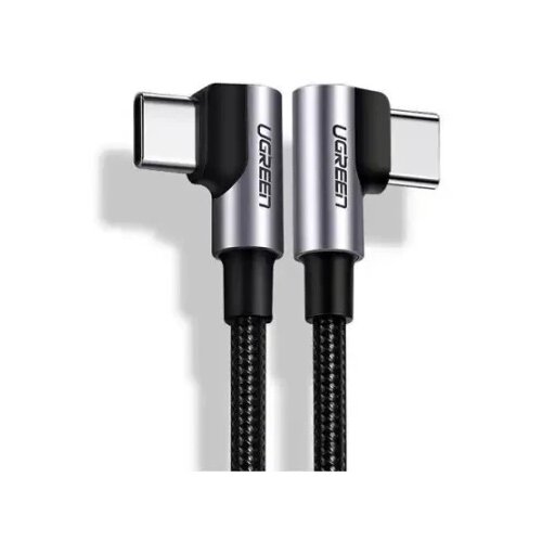 Ugreen USB-C na USB-C kabel US323 Kutni 60W 3A 1m crni Cijene