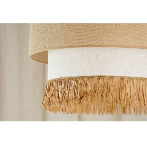  Brilagi - Visilica na sajli WINNETOU BOHO 1xE27/15W/230V &amp;Oslash; 45 cm braon/krem Slike
