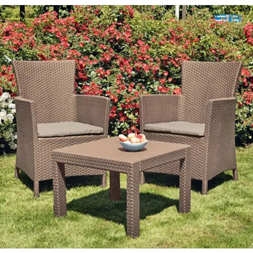 Allibert set rosario balcony sto/dve stolice cappuccino Cene