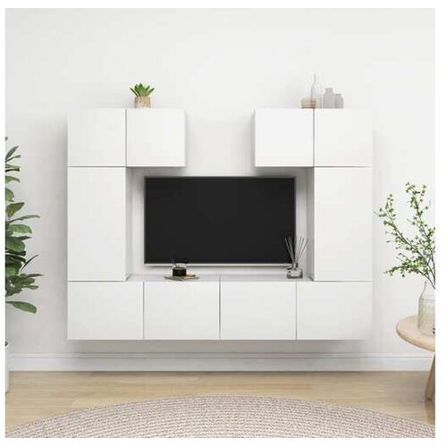  6-dijelni set TV ormarića bijeli od iverice Cijene