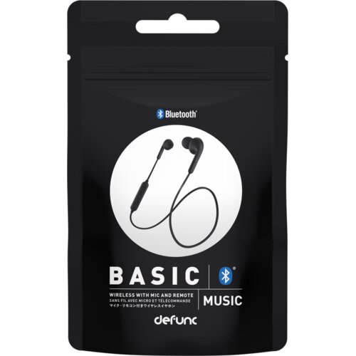 Defunc Slu&scaron;alice - Bluetooth - Earbud BASIC - MUSIC - Black Cijene