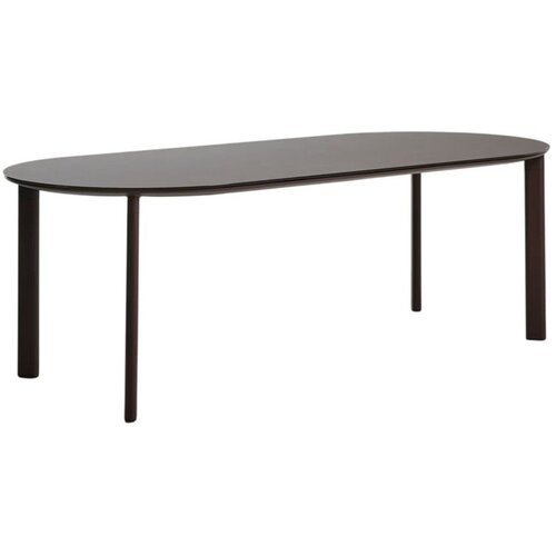 Kave Home Vrtni stol sa staklenom pločom stola 100x230 cm Erice &amp;ndash; Slike