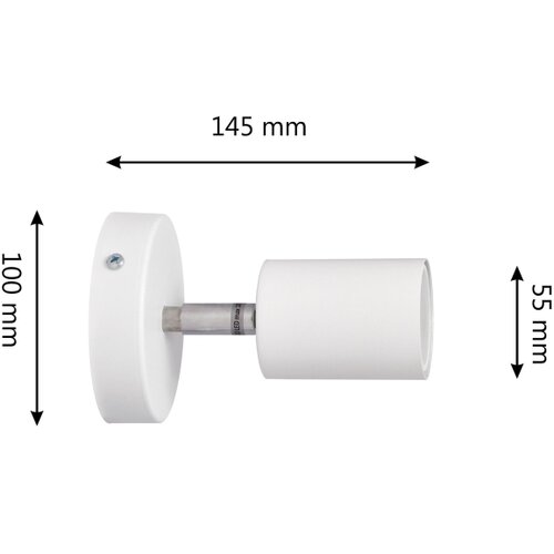  LED zidna reflektorska lampa TUNE 1xGU10/4,8W/230V bela Slike