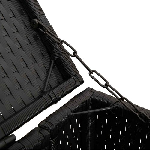  Kutija za smeće 2 pcs Crna 130 x 80 x 115 cm Polietilen Slike