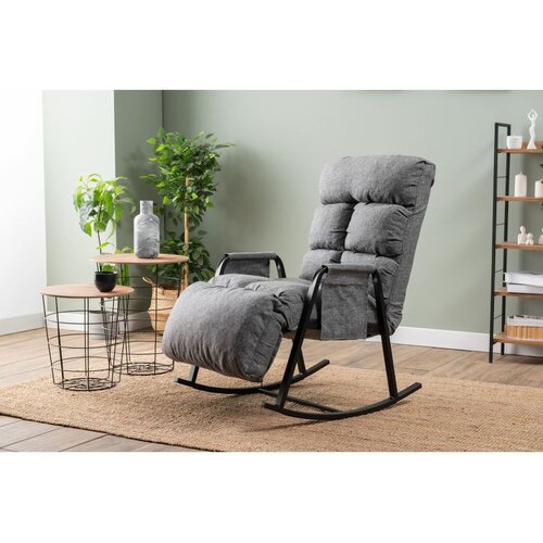 Atelier Del Sofa Lena Single - Light Grey Light Grey Rocking Chair Cene