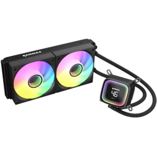 Raidmax LD240 ARGB Digital crno AIO vodeno hlađenje sa displejem Slike