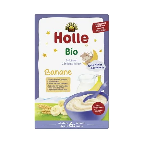 Holle Bio mlečna kaša banana