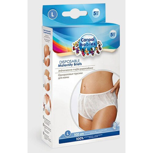 Canpol Maternity Briefs poporodne spodnjice velikost M 5 kos Cene