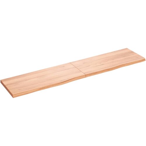 vidaXL Zidna polica svjetlosmeđa 180x40x4 cm od obrađene hrastovine Cijene