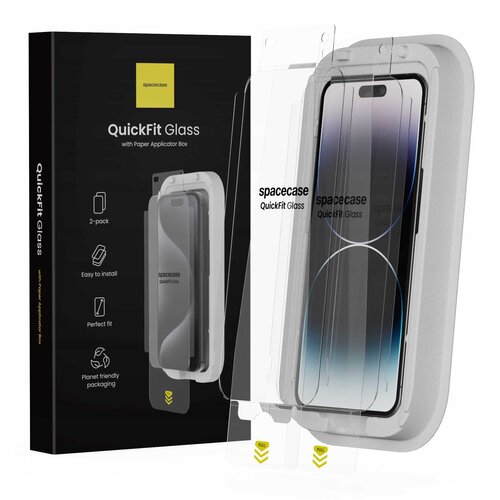 Spacecase QUICKFIT KALJENO STEKLO ZA IPHONE 14 PRO MAX ZA&amp;Scaron;ČITA EKRANA, (21967994) Slike
