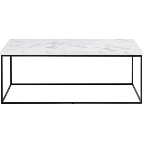 Actona Bela mizica z mizno ploščo v marmornem dekorju 55x110 cm Barossa – Cene