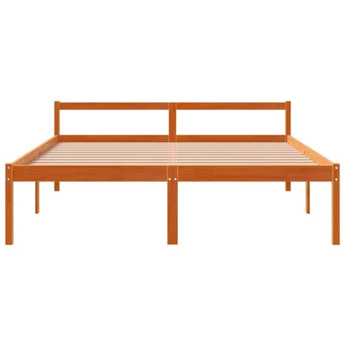 VidaXL Krevet za starije osobe vo&amp;scaron;tano smeđi 160 x 200 cm od borovine Slike