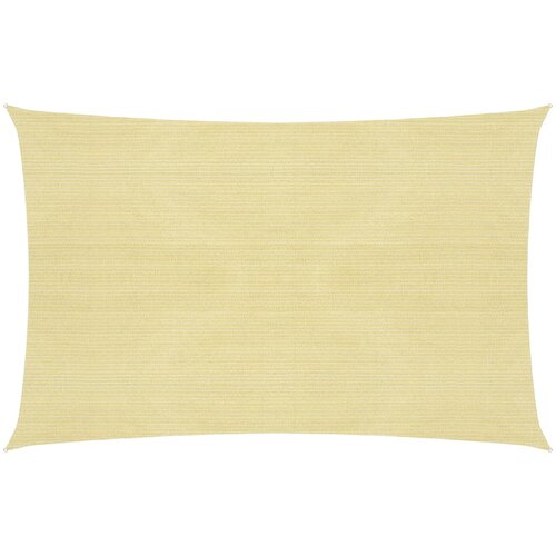 VidaXL Jedro za za&amp;scaron;titu od sunca 160 g/m&amp;sup2; bež 3,5 x 4,5 m HDPE Slike