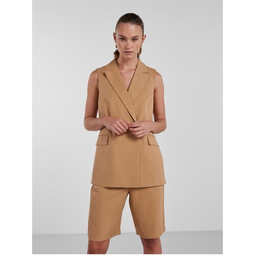 Pieces Light Brown Women&amp;#039;s Vest Tally - Women Slike