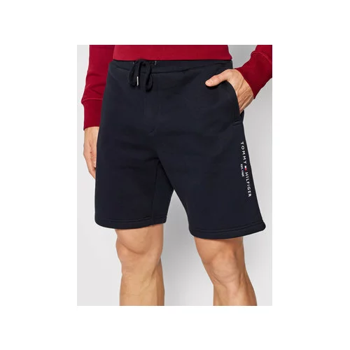 Tommy Hilfiger Športne kratke hlače Logo MW0MW22198 Mornarsko modra Regular Fit