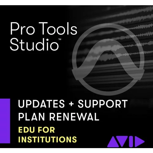 Avid Pro Tools Studio Perpetual Annual Updates+Support - EDU Institution (Renewal) (Digitalni izdelek)