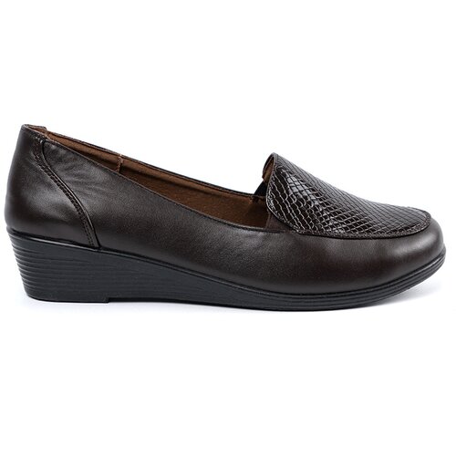 Shelvt Brown wedge shoes Slike