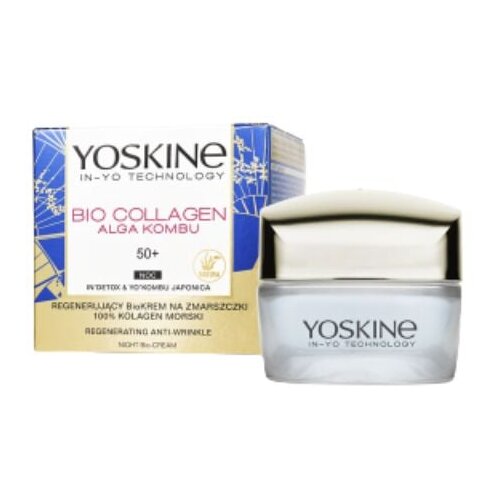 Yoskine bio collagen 50+ noćna krema 50ml Cene