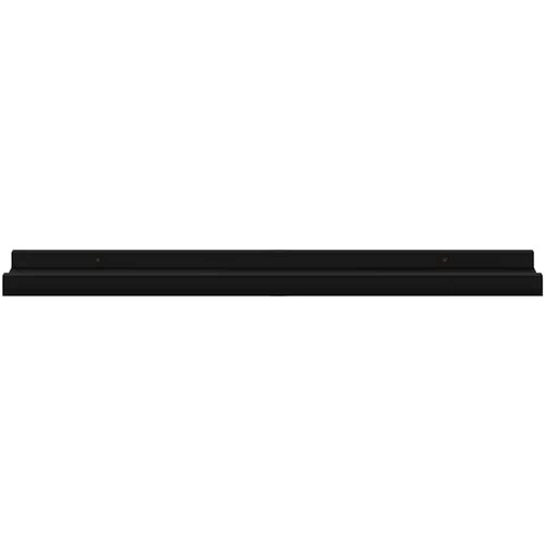  Zidne police 4 kom crne 60 x 9 x 3 cm Slike