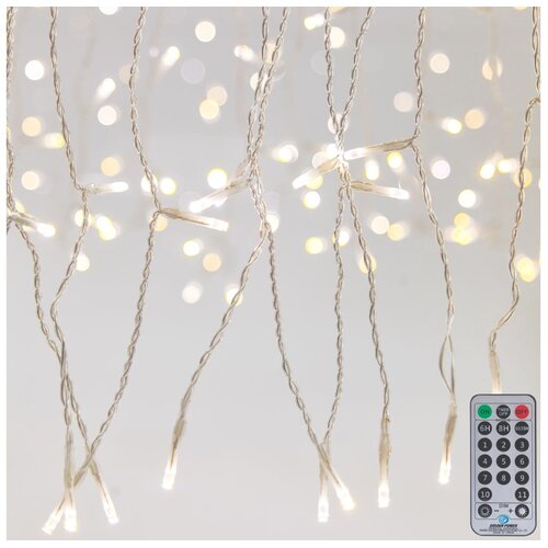  Spolja&scaron;nja LED zavesa CURTAIN, prigu&scaron;iva, 360xLED/8,4W/230V, 2x2 m, IP44, topla bela +daljinski upravljač Cene