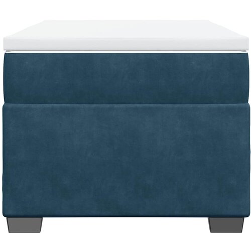 Box spring krevet s madracem tamnoplavi 90x190 cm bar&amp;scaron;unasti Slike