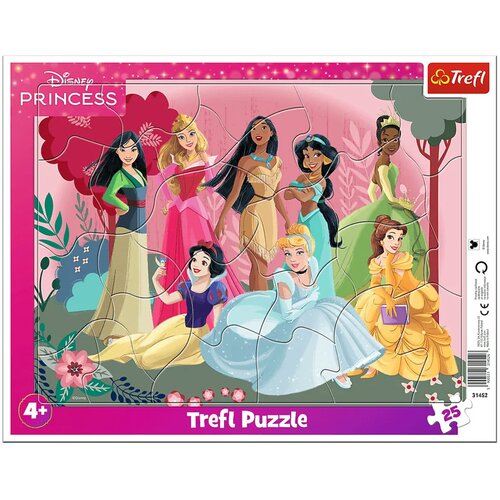 Trefl Disney Princeze okvirna slagalica od 25 dijelova &amp;ndash; Slike