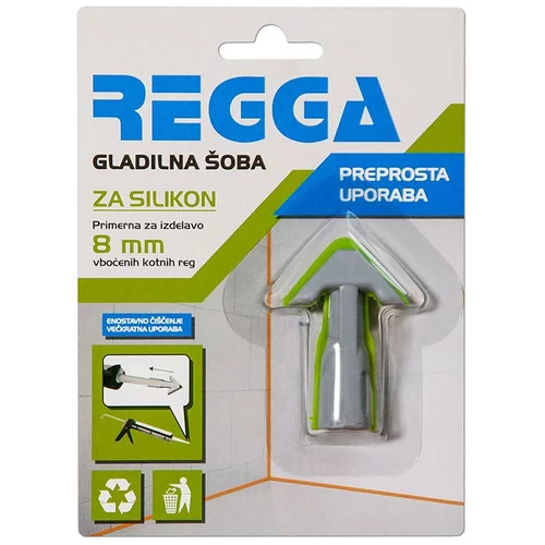 REGGA Nastavek za silikon Regga (8 mm, za vbočene kotne rege)