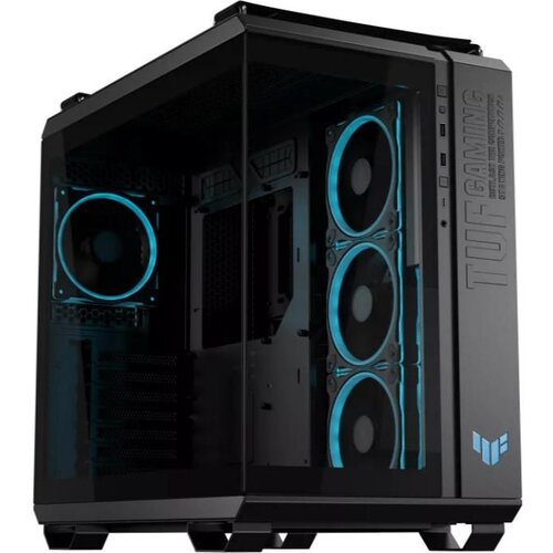 Asus Kuci&amp;scaron;te TUF GAMING GT502 HORIZON TG Mid Tower/ATX/Micro-ATX/Mini-ITX/kaljeno staklo/ARGB/crna Slike