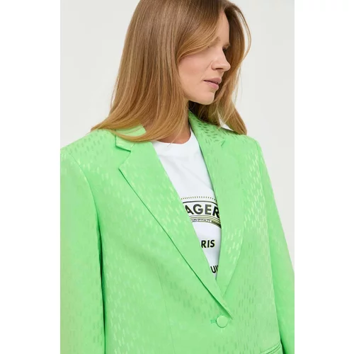 Karl Lagerfeld Suknjič zelena barva