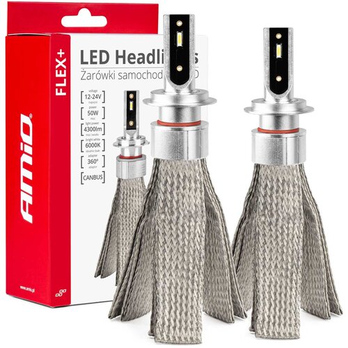Amio Auto sijalica H7 FLEX Canbus LED 6000K Cene