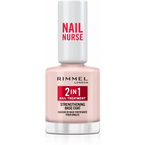 Rimmel London Nail Nurse 2-in-1 bazni lak za nokte s učvršćujućim učinkom 12 ml
