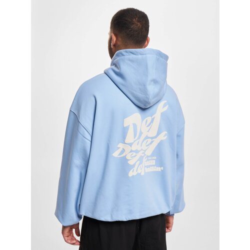 DEF Men's Sweatshirt with Printed Back - blue Slike
