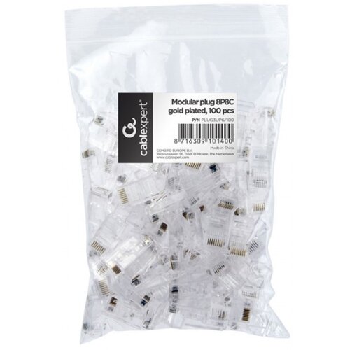 Gembird PLUG3UP6/100 RJ45 Cat5 UTP 100kom u pakovanju / CENA PO PAKOVANJU Cene